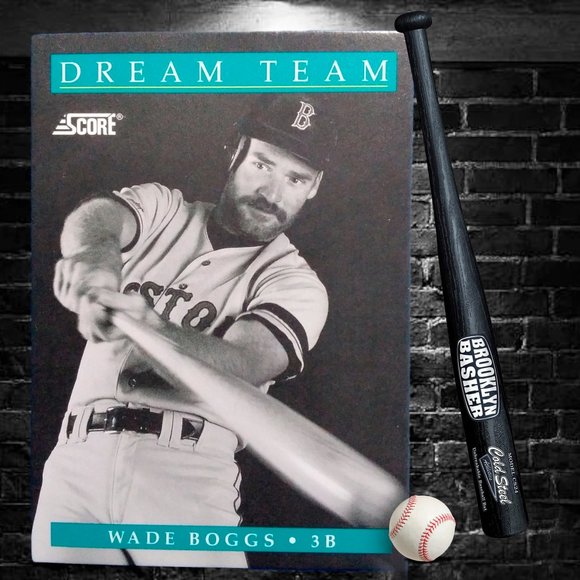 BASEBALL CARD  WADE BOGGS  #889 SCORE DREAM TEAM - Picture 1 of 2